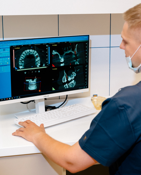 Тщательная диагностика с использованием цифровых протоколов <span>(КТ, 3D-моделирование)</span>